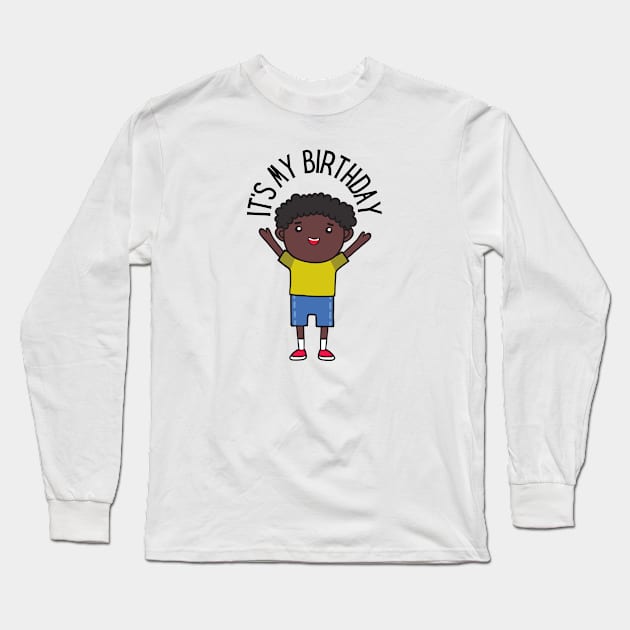 Birthday Boy Long Sleeve T-Shirt by RATED-BLACK